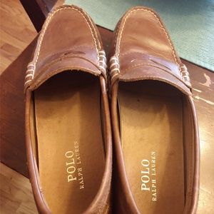 Men's Polo leather loafers. Gently used.